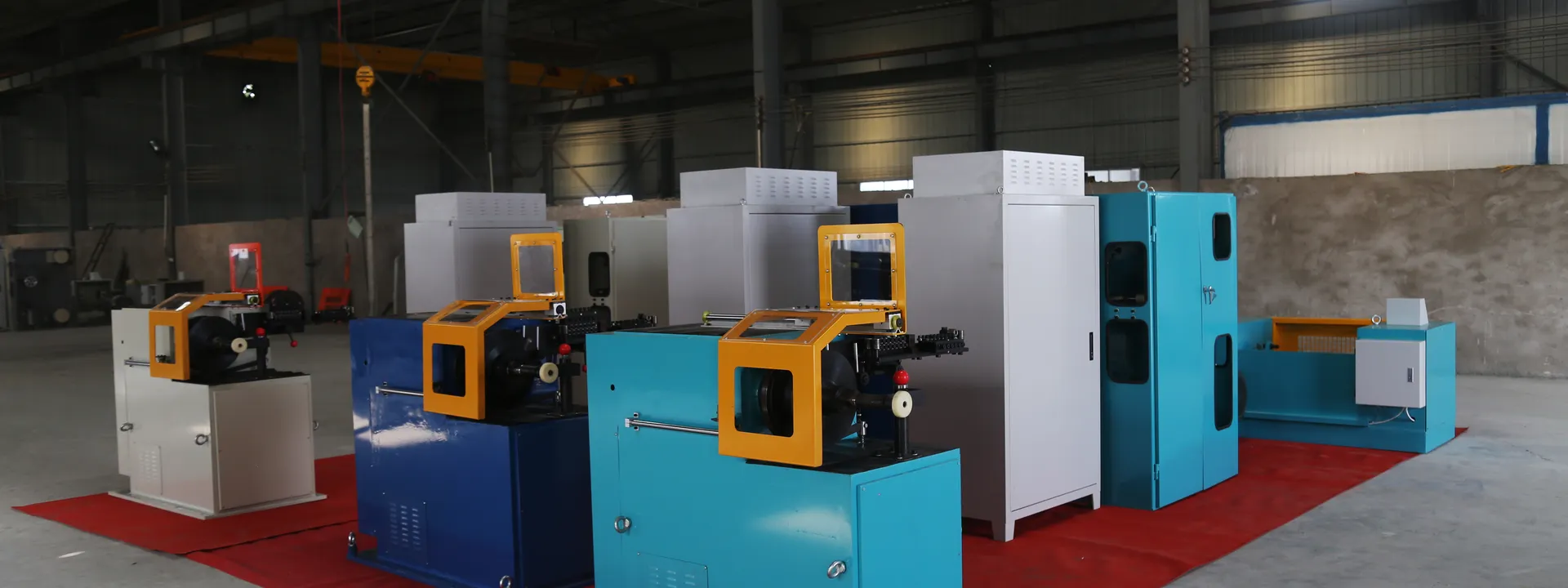 Precision layer winding equipment arranged in a workshop