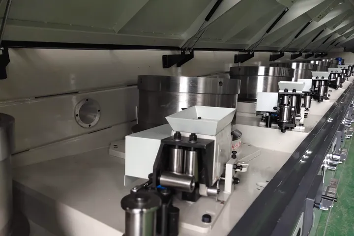 Wire drawing equipment in a workshop